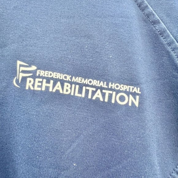 Sport-Tek Jacket XL Navy 1/4 Zip Pullover FMH Rehabilitation - Picture 3 of 9